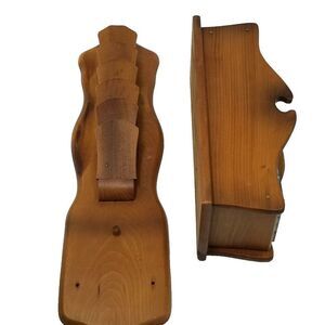 Vintage Woodpecker Woodware Letter Rack Planter Country Decor Primitive New